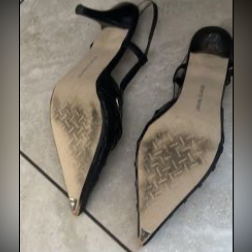 Diana Ferrari pointed toe heels size 9 - Picture 3 of 3